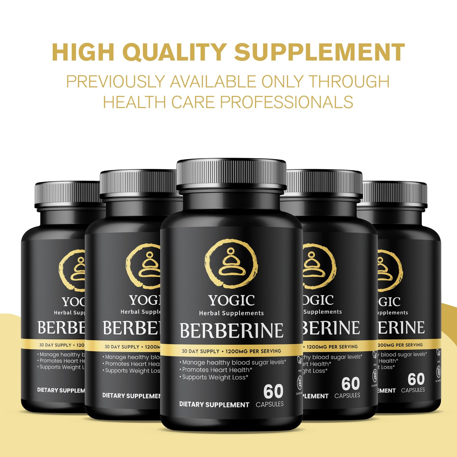 Berberine HCL Supplement - 1200mg Per Serving